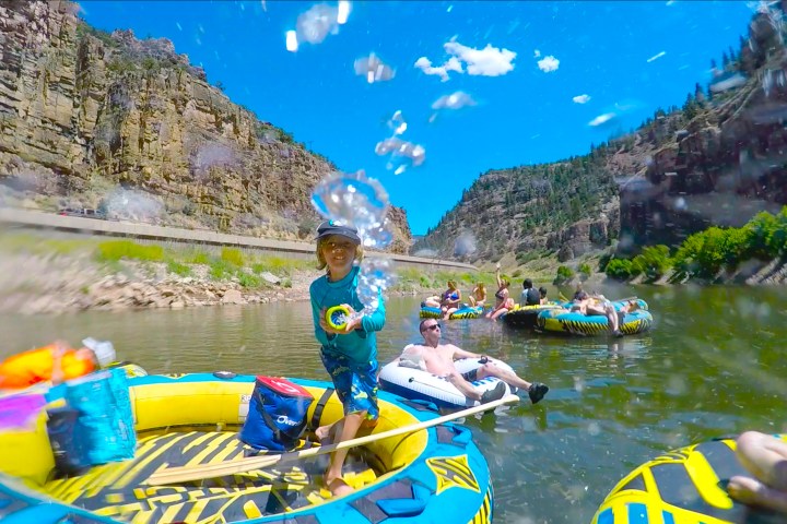 Family friendly river tubing in Colorado